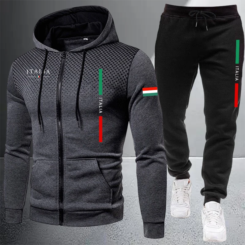 Winter Clothing Clearance - Мужской спортивный костюм: повседневная толстовка на