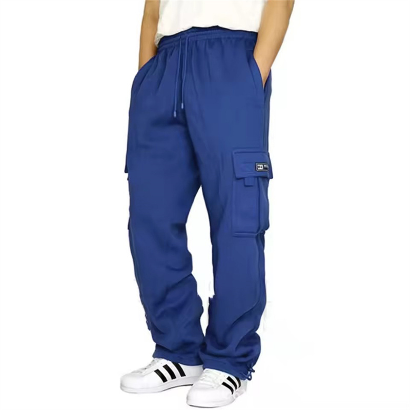 Winter Clothing Color - Мужские спортивные брюки на осень-зиму, однотонные,