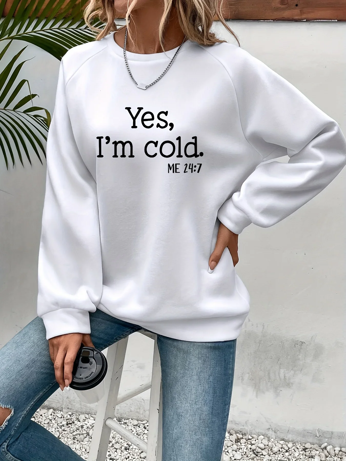 Winter Clothing Trends For Women - Женские толстовки с принтом «Да, я