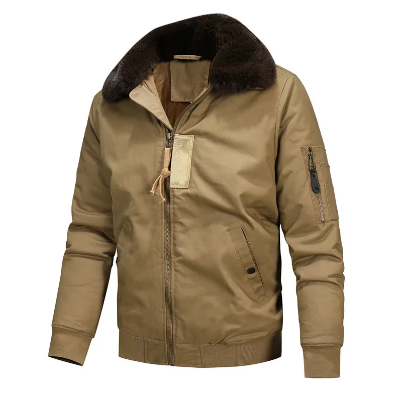 Quality Winter Clothing Bomber Jacket - Новые зимние мужские куртки-бомберы, флисовые теплые