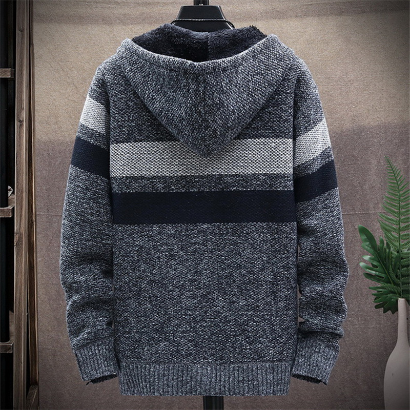 Мужской полосатый свитер, паль – обзор и цена Fleece Hoodie Lined