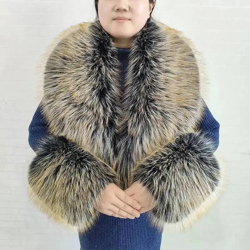 Большой женский шарф из искусс – обзор и цена Winter Clothing Color