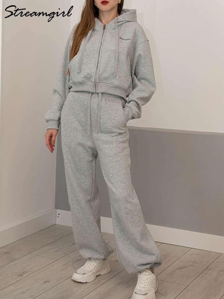 Зимний комплект флисовых брюк, – обзор и цена Fleece Hoodie Lined