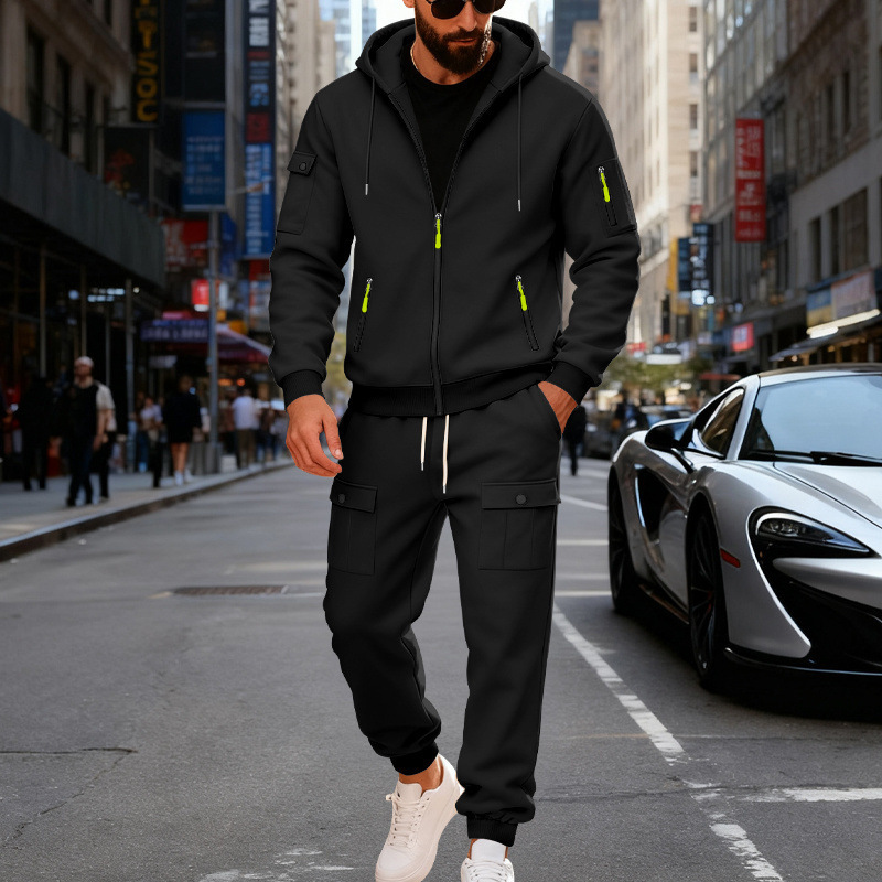 Мужской осенний спортивный кос – обзор и цена Fleece Hoodie Lined