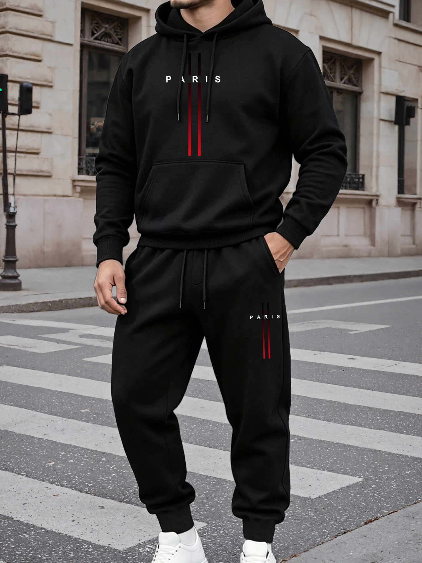 Мужской спортивный костюм с гр – обзор и цена Fleece Hoodie Lined