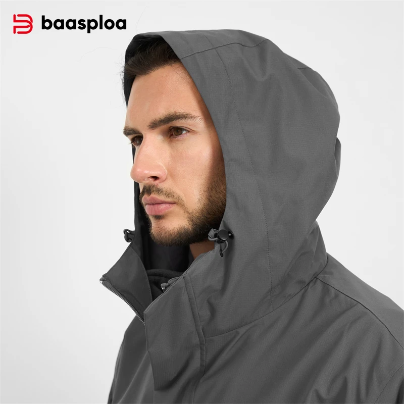 Baasploa новая мужская куртка  – обзор и цена Fleece Hoodie Lined