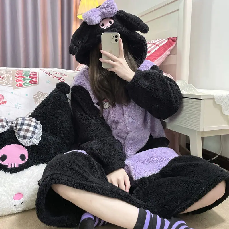 2 шт. плюшевый пижамный компле – обзор и цена Winter Clothing Factory Outlet